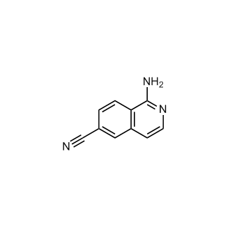 1-氨基异喹啉-6-甲腈结构式
