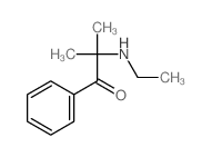 1-Propanone,2-(ethylamino)-2-methyl-1-phenyl- Structure