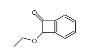 2-ethoxy-1(2H)-benzocyclobutenone Structure