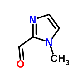 1-甲基-2-醛基咪唑结构式