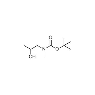 叔丁基(2-羟丙基)(甲基)氨基甲酸酯结构式