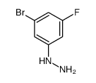 (3-Bromo-5-fluorophenyl)hydrazine Structure