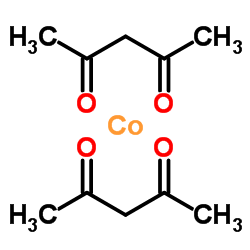 乙酰丙酮钴(II)结构式