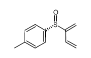 (+)-(R)-2-p-toluenesulfinyl-1,3-butadiene Structure