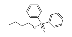 butyloxy(diphenyl)-λ6-sulfanenitrile结构式