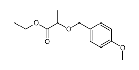 (S)-2-(4-methoxybenzyloxy)propionic acid ethyl ester结构式