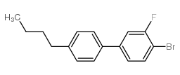4''-BUTYL-4-BROMO-3-FLUOROBIPHENYL Structure