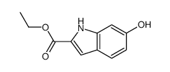 6-羟基-1H-吲哚-2-羧酸乙酯结构式