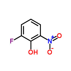 2-氟-6-硝基苯酚结构式