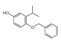 4-苄氧基-3-异丙基苯酚结构式