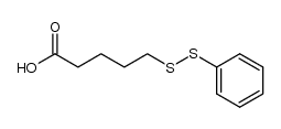 5-(phenyldithio)pentanoic acid结构式