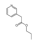 [3]pyridyl-acetic acid propyl ester结构式
