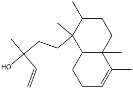 α-Vinyl-1,2,3,4,4a,7,8,8a-octahydro-α,1,2,4a,5-pentamethyl-1-naphthalene-1-propanol Structure