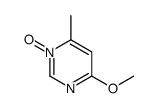 Pyrimidine, 4-methoxy-6-methyl-, 1-oxide (6CI,8CI,9CI) Structure