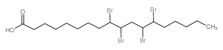 9,10,12,13-四溴硬脂酸结构式