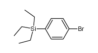 1-bromo-4-(triethylsilyl)benzene Structure