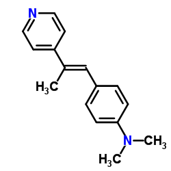DIMETHYL(4-[(1E)-2-PYRIDIN-4-YLPROP-1-EN-1-YL]PHENYL)AMINE Structure