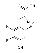 (2S)-2-amino-3-(2,3,6-trifluoro-4-hydroxyphenyl)propanoic acid结构式