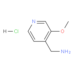 (3-甲氧基吡啶-4-基)甲胺盐酸盐结构式