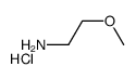 2-methoxyethanamine,hydrochloride结构式