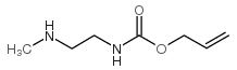 n-[2-(甲基氨基)乙基]氨基甲酸烯丙酯结构式
