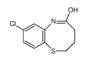 8-氯-3,4-二氢-2H-苯并[b][1,4]噻氮杂辛环-5(6H)-酮结构式