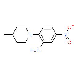 2-(4-Methylpiperidin-1-yl)-5-nitroaniline Structure