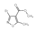 3-溴-5-甲基异噁唑-4-羧酸甲酯结构式