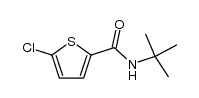 N-tert-butyl-5-chlorothiophene-2-carboxamide Structure