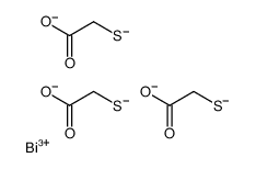Acetate, 2-thiolato-, bismuth(3+) salt (3:1) Structure