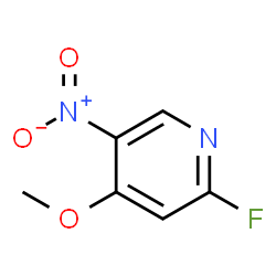 2-氟-4-甲氧基-5-硝基吡啶结构式