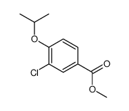 3-氯-4-异丙氧基苯甲酸甲酯结构式