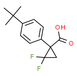 1-(4-(叔丁基)苯基)-2,2-二氟环丙烷-1-羧酸图片