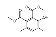 dimethyl 3-hydroxy-4,6-dimethylbenzene-1,2-dicarboxylate结构式