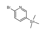 2-Bromo-5-(trimethylstannyl)pyridine Structure