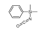 isocyanato-dimethyl-phenylsilane Structure