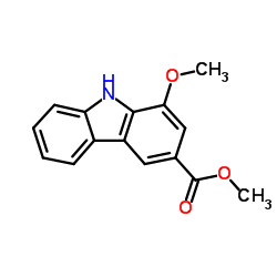 Methyl 1-methoxy-9H-carbazole-3-carboxylate Structure