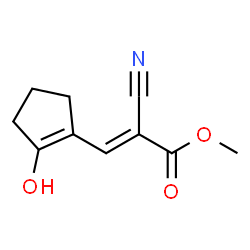 2-Propenoicacid,2-cyano-3-(2-hydroxy-1-cyclopenten-1-yl)-,methylester(9CI) picture