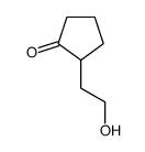 2-(2-hydroxyethyl)cyclopentan-1-one结构式
