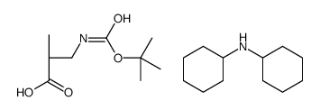 二环己基胺(r)-3-((叔丁氧基羰基)氨基)-2-丙酸甲酯结构式