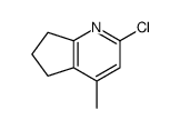 2-氯-4-甲基-6,7-二氢-5H-环戊二烯并[b]吡啶结构式
