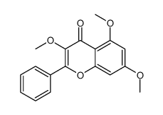 3,5,7-Trimethoxyflavone Structure