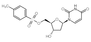 5'-O-(p-甲苯磺酰)-2'-脱氧尿苷结构式