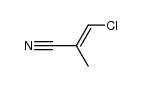trans-3-chloro-2-methyl-acrylonitrile Structure