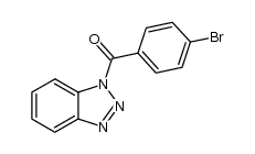 1H-1,2,3-benzotriazol-1-yl(4-bromophenyl)methanone结构式