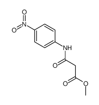 methyl 3-(4-nitroanilino)-3-oxopropanoate Structure