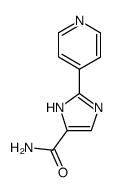 2-pyridin-4-yl-1(3)H-imidazole-4-carboxylic acid amide Structure