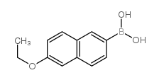 6-乙氧基-2-萘硼酸结构式