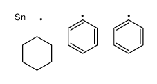 cyclohexylmethyl(diphenyl)stannane结构式