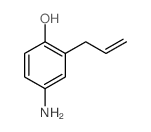 4-amino-2-prop-2-enyl-phenol structure